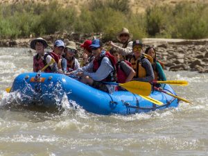 Deer Hill Participants raft the San Juan