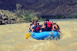 Deer Hill raft hits rapids