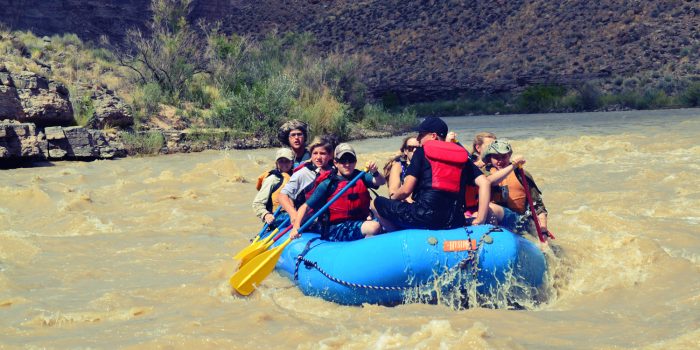 Deer Hill raft hits rapids