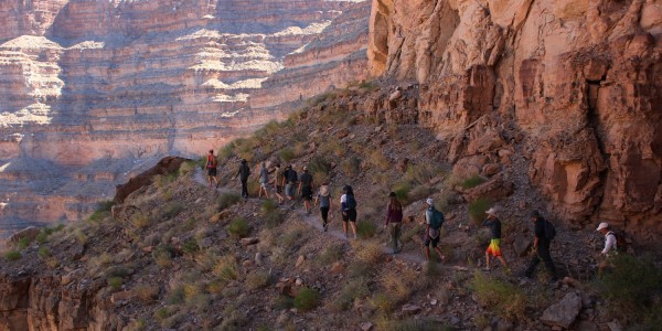 Side hike up the canyon wall