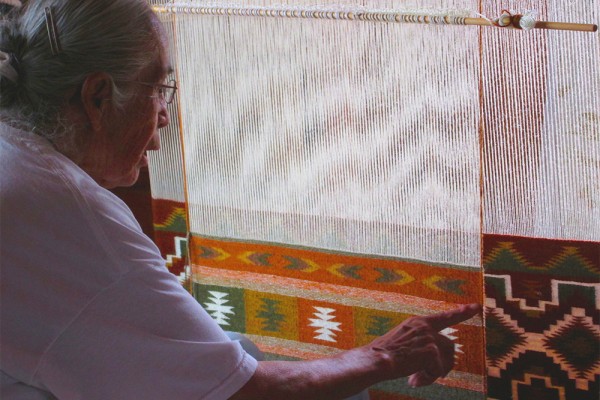A native american weaving