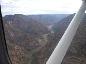 View of the Green River from a Cessna