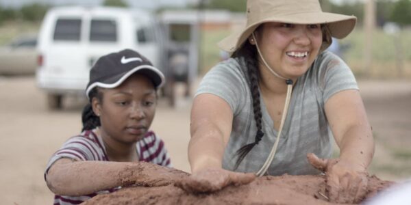 Deer Hill participants working alongside native hosts