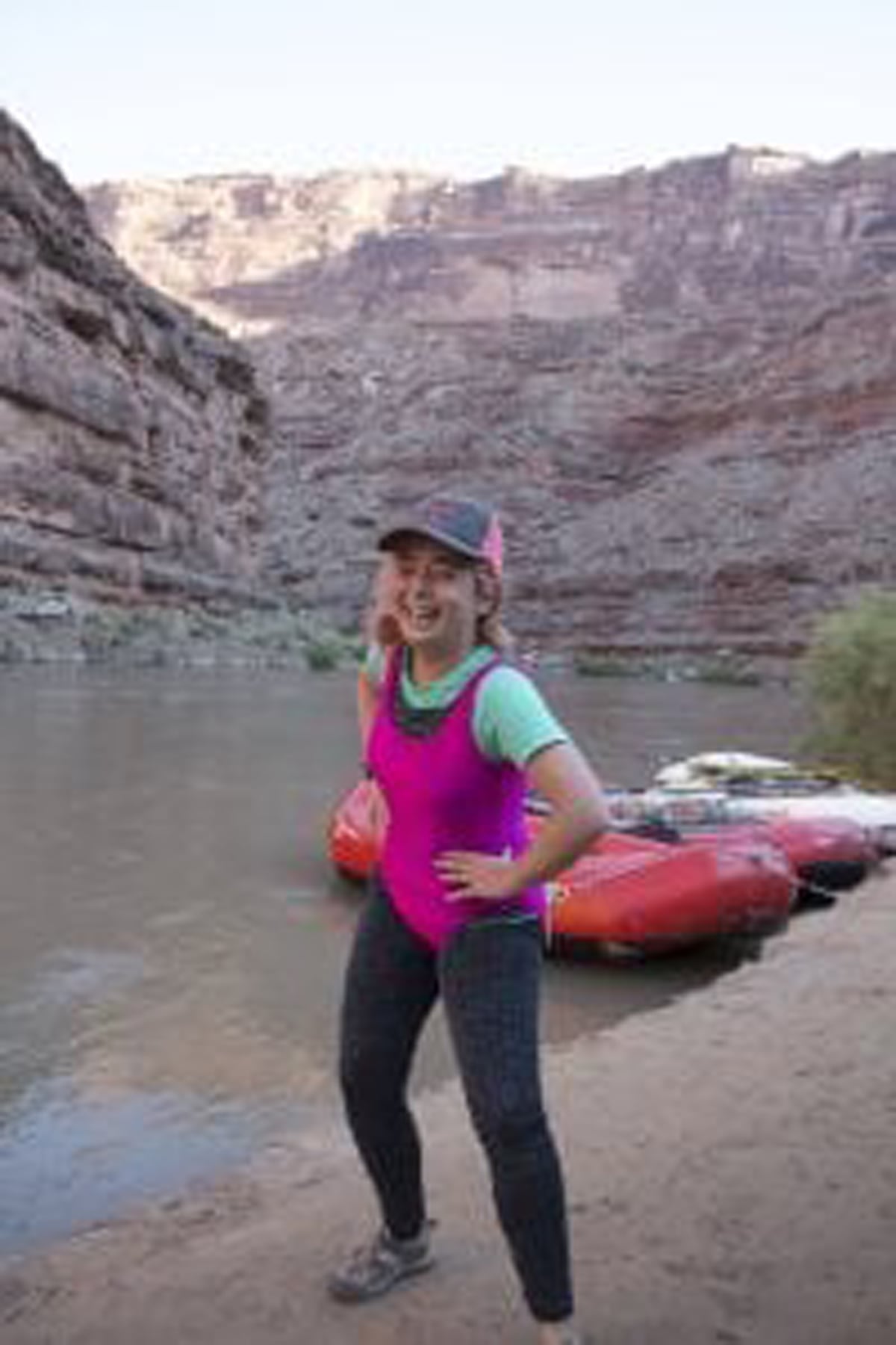The river is filled with smiles