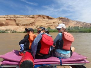 All participants where PFDs while on the river