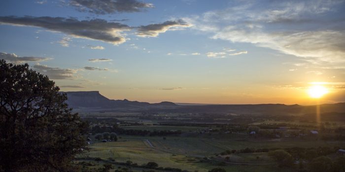 basecamp mesa sunset